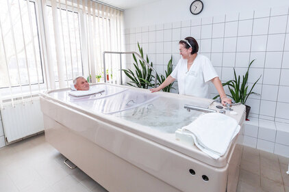 Behandlung im Kurzentrum